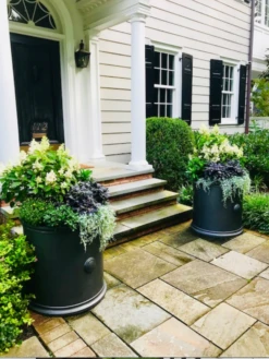 Trafalgar Cube & Round Planters -Garden Decoration Store lowrestaraf22 84405.1695408483