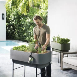 Nest Raised Planters With TruDrop® Reservoir -Garden Decoration Store nest raised planters lifestyle008 15110.1676401579