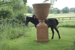 Oak Leaf Round, Trough & Window Box Planters -Garden Decoration Store oakleaf urn terracotta 32972.1676139278