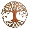 Root Tree Wall Sign Laser Cut From 14 Gauge Steel - 23" Diameter